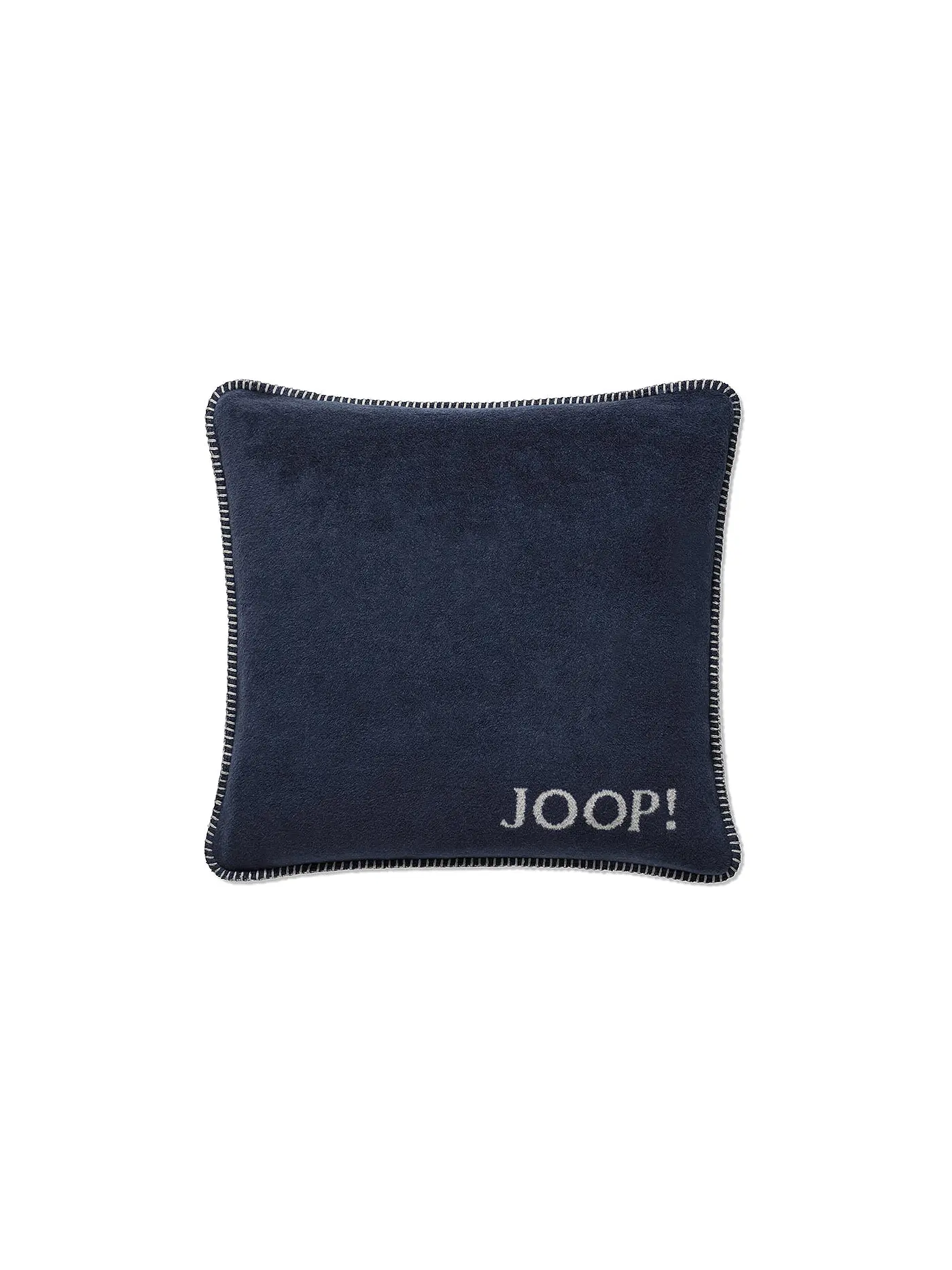 JOOP | Kissenhülle 50x50cm rauch-graphit | dunkelblau